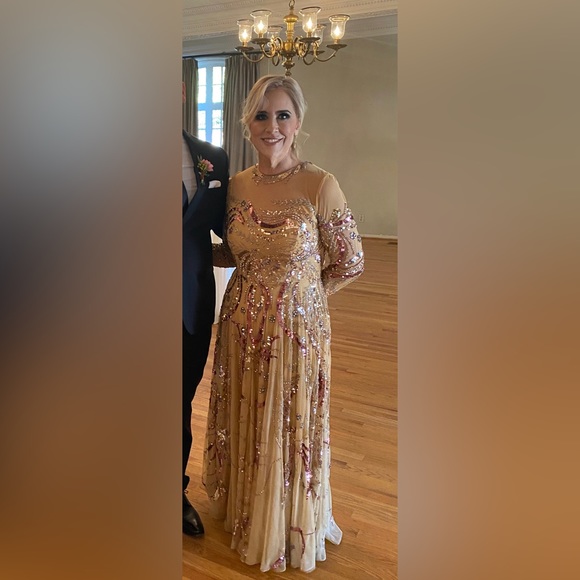 MAC DUGGAL EMBELLISHED ILLUSIONIST GOWN SIZE 8 - Picture 7 of 7